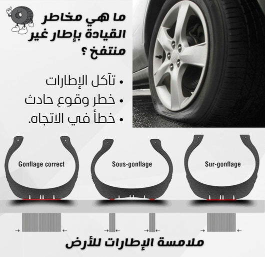 🔧 كمبروسر هواء محمول - جهاز ضغط عالي لتعبئة الإطارات بسرعة وأمان! 🚗 - TéléXpress