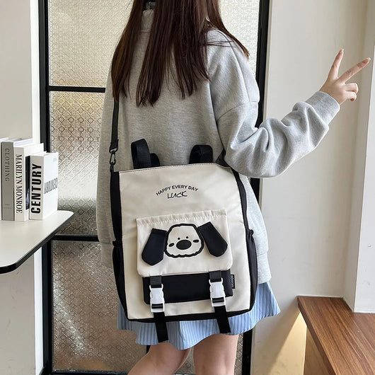 🎒 حقيبة ظهر كرتونية – تصميم كلب لطيف بألوان متعددة - TéléXpress