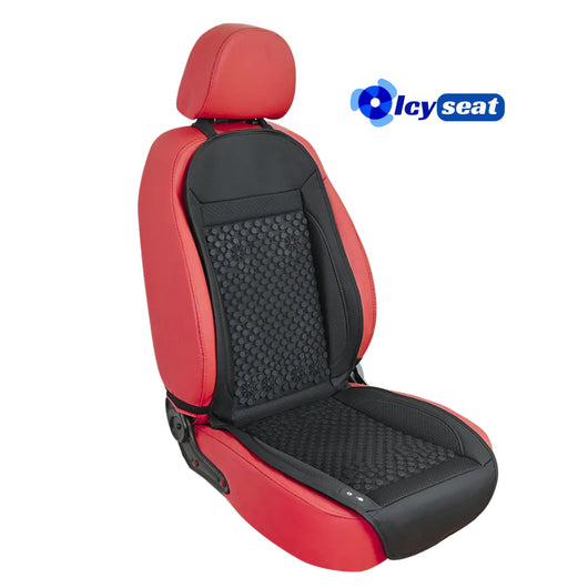 كوشن التبريد Icy Seat 🚗❄️ – 12 مروحة تبريد + 6 وضعيات تدليك لراحة مثالية في قيادتك! - TéléXpress