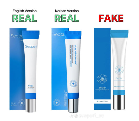 علاج تساقط الشعر بفعالية عالية – Seapuri Dr.33 Hair Ampoule - TéléXpress