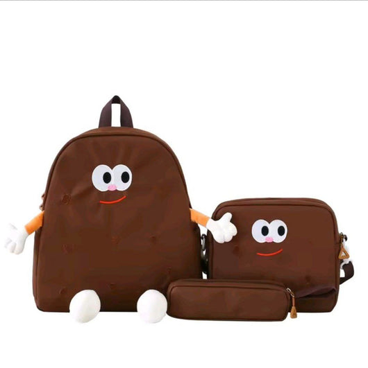 🎒 طقم حقائب بطاطا مرحة – 3 قطع كرتونية مذهلة! - TéléXpress